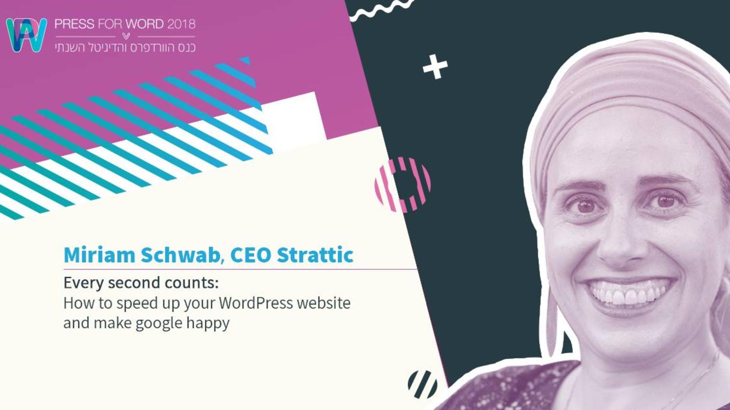 Miriam Schwab on 9 ways to speed up your WordPress website and make Google happy